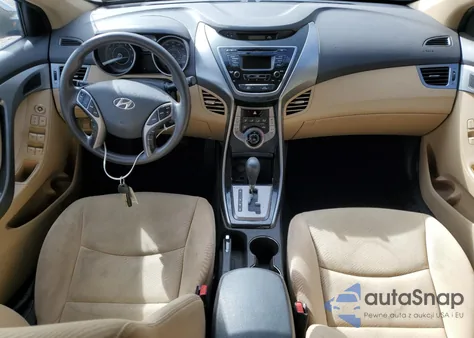 2013 Hyundai Elantra Gls from USA, damaged, VIN KMHDH4AEXDU754853